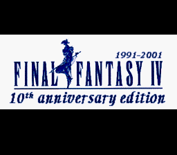 Final Fantasy IV - 10th Anniversary Edition Title Screen